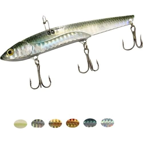 Fishing Jigging Matal VIB Lure 10.5cm/35g Shore Cast Sea Bass Bait Metal Fishing Hard Lure Slice Jig Bait TackleMetal 1pcs