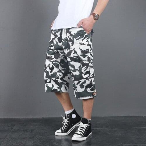Summer Men 100% Cotton Shorts Multi Pocket Military Short Men Camouflage Cargo Shorts Trousers 8 Colors Hip Hop Shorts