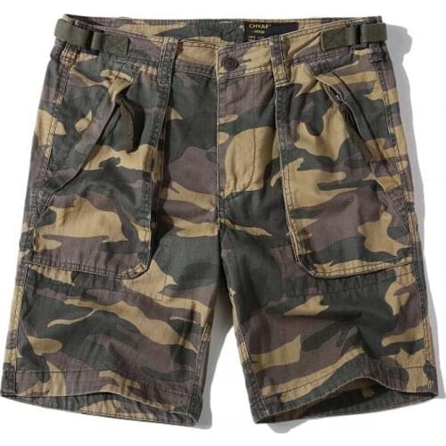 Men Shorts Mens Cargo Shorts Army Green Mens Summer Travel Casual Shorts Military Style Loose Short Hombre