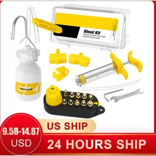 Universal Bicycle Hydraulic Disc Brake Oil Bleed kit For SHIMANO, SRAM, TEKTRO, MAGURA Series MTB Road Bike Brake Repair Tools