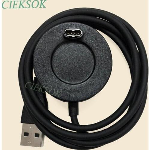 For Garmin Fenix 5/5s/5x USB Charger Cable with Base Forerunner 245 935 Vivoactive 3 Music Approach S60/X10/X40 Vivosport D2