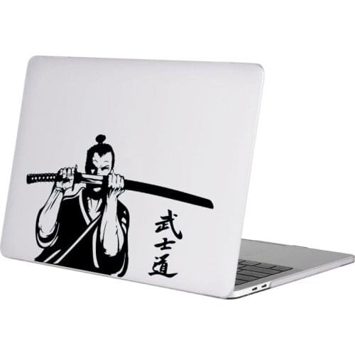 Japan Samurai Bushido Laptop Sticker for Macbook Air Pro 16" Retina 11 12 13 15 Inch Mac Mini Book Skin 14" Vinyl Notebook Decal