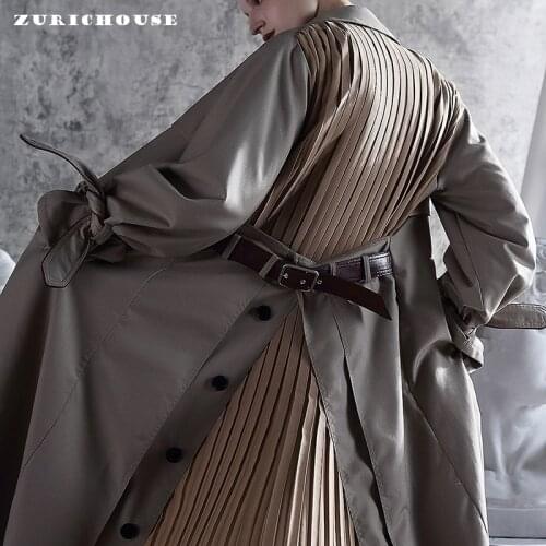 ZURICHOUSE Women's Long Trench Coats