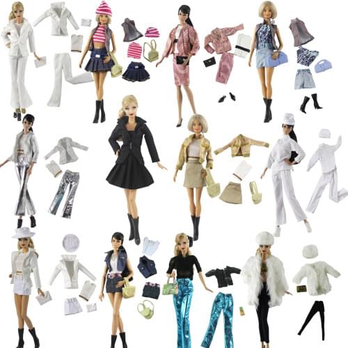 1 Set Doll Clothes 1:6 Scale Dress Outfit for 11.5 inch 30cm Doll Many Style for Choice Gifts for girls doll accessories #4
