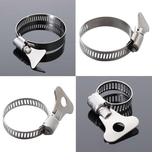 1Pc Hardware Handle Hose Clamp Circular Air water Pipe Fuel Hose Clips of Water Pipe Fasteners Sealing Clamps Repair Tool