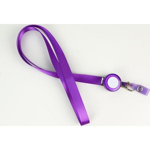 1pc Retractable Badge Holder Credit Card ID Holders Neck Strap Lanyard Name Card Holder Badge Clip Retractable Badge Reel