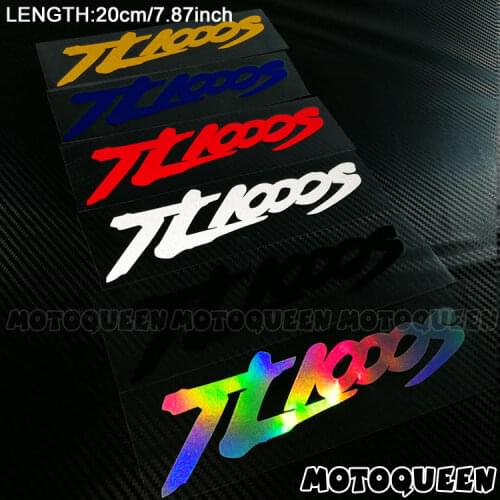 2PCS Motorcycle body Wheels Fairing Helmet Tank Pad decoration logo reflective Accessories Sticker Decals For SUZUKI TL1000S