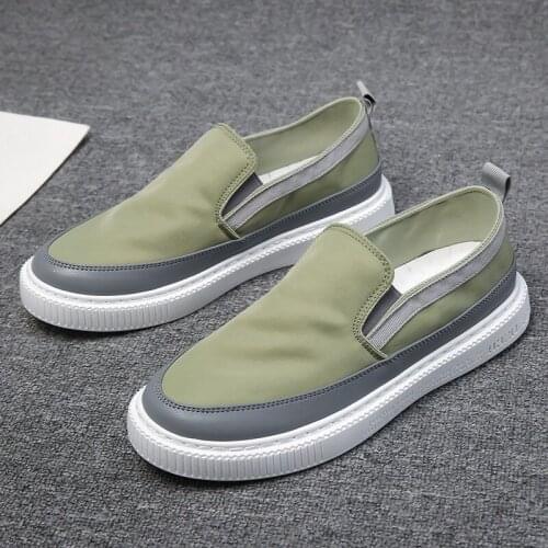 2021 Spring Autumn Casual Shoes For Men Fashion Breathable Male Loafers Flat Footwear Slip on Korea Style Gentlemen Shoes New
