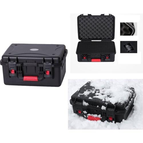 420*334*220mm Protective Safety Box Outdoor Shockproof Waterproof Boxes Plastic Tool Box Dry Box Suitcase Toolbox no Air Valve