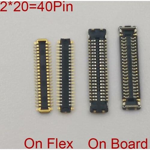 5Pcs 40pin LCD Display FPC Connector On Board Screen Flex Plug Port For Huawei Honor 9 Lite Mate 10 Lite V10 Enjoy Play 7X 7S