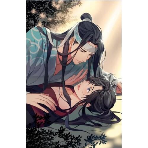 5d Diamond Painting Full Mo Dao Zu Shi, Wei WuXian, Lan WangJi,Forehead Ribbon,The Grandmaster Of Demonic Cultivation YG2519