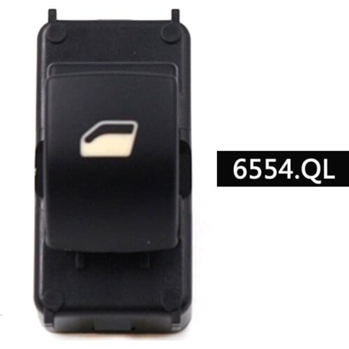 6554.QL Car Front Electric Power Window Switch Button Master Control for Citroen C4 Peugeot 207 Car Accessories