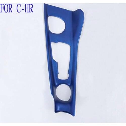 ABS Asian blue gearbox panel gear lever electronic handbrake cover trim for C-HR C HR CHR 2017 2018