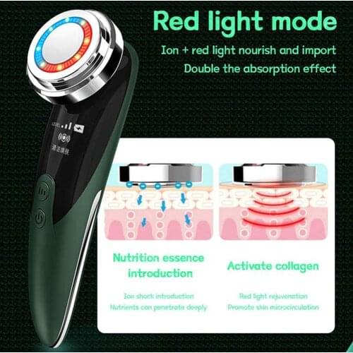 Photon Skin Rejuvenation Face Massager Radio Frequency Care Skin Anti Aging Wrinkle Lifting Remove Beauty Mesotherapy P5B5