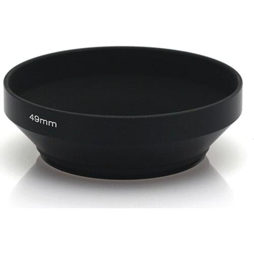Pixco 49mm/43mm/40.5mm Metal Wide Angle Lens Hood Suit For Canon new Nikon Sony Pentax Olympus Kodak
