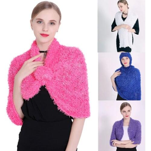 Cause Shrugs Bolero Women Warm Wraps And Shawls White Black Red Blue Purple Wedding Cape Scarf Bridal Evening Party Dress Wraps