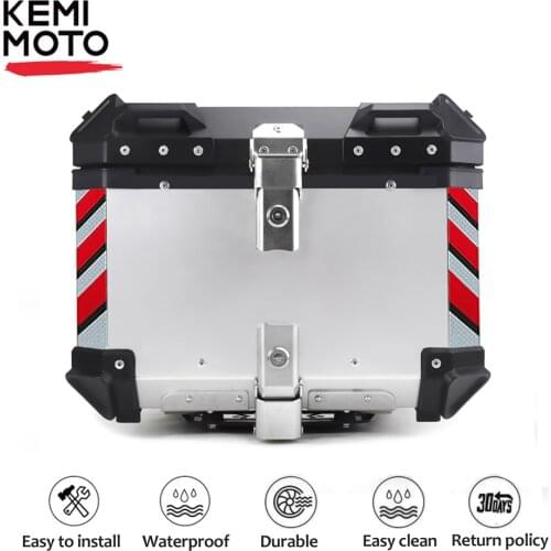 For BMW R1200GS R1250GS R 1250 GS Motorcycle Rear Luggage Top Cases CNC Aluminum Tail Storage Tool Helmet Box Cases Lock Trunk