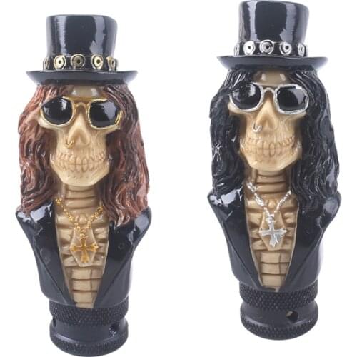Skull gear shift knob car accessories decoration knob shift knob car manual gear lever shift lever