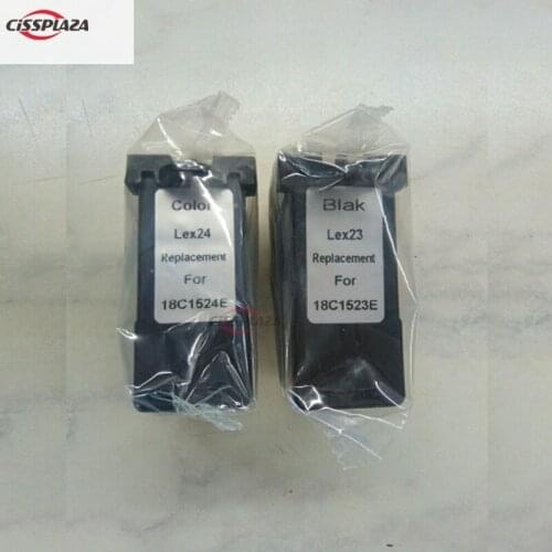 CISSPLAZA LM23 24 Compatible for Lexmark 23 24 Ink Cartridge For Lexmark Z1420 X4550 X3550 Z1410 X3530 X4530 printer