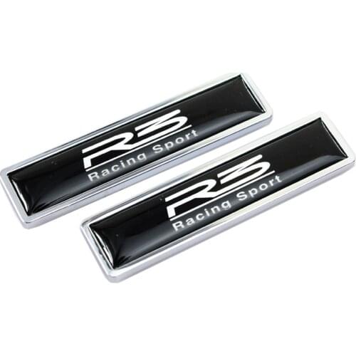 For Proton Gen 2 R3 Inspira Savvy Persona Saga Waja Wira for R3 Logo Car Decoration Bumper Badge Decal Scratches Cover Sticker