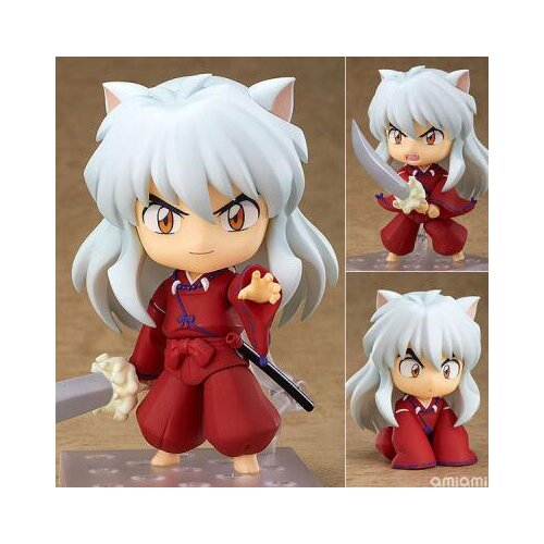 10CM Q Version Inuyasha 1300# Action Figure PVC Collection Model toys brinquedos for christmas gift