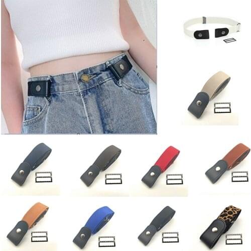 Men Women Buckle-free Elastic Invisible Waist Belt For Jeans No Bulge Hassle Unbuckle Elastic Elastic Belt Mens Invisible Belt