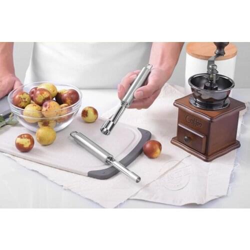 Stainless Steel Apple Corer Large Fruit Vegetable Seed Core Remover kitchen gadgets