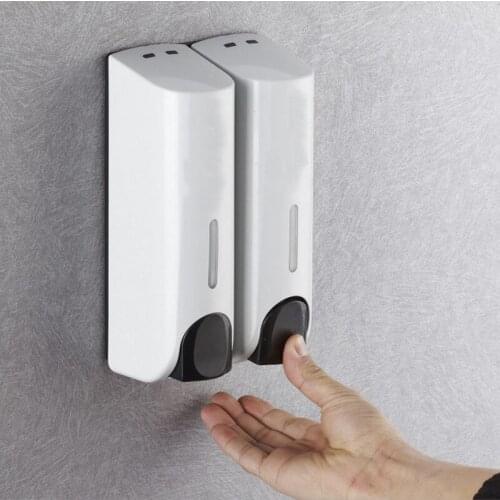 1PC 350ml Soap Dispenser Wall-mount Bath Shampoo Dispenser Shower Gel Bottle Liquid Soap Container Bathroom Washroom Accessories