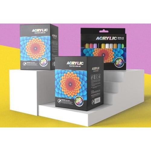 Stunning Fade Resistant Highly Pigmented Marker Pens Set for Student