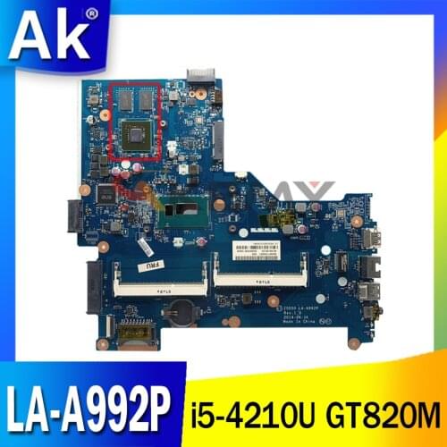 Support Touch) FOR HP Pavilion 15-R 250 G3 Laptop motherboard ZS050 LA-A992P CPU i5-4210U GPU GT820M 764106-501 764106-001