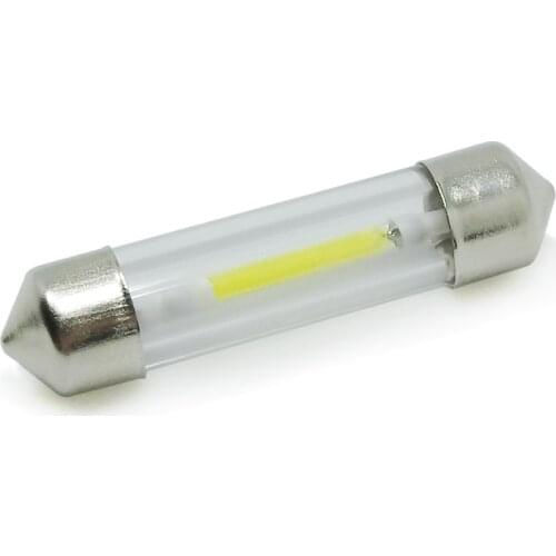 Led C5W 31mm 36mm 39mm 41mm cob glass Car Interior light auto Festoon lamp vehicle Dome Reading door bulb 12V DC White