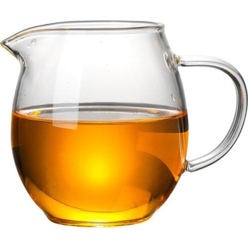 500ml Heat Resistance Fair Cup Hot Water Kungfu Tea Separator Uniform Cha Hai Puer/pu'erh/Black/White/Green/Flower/Herbal tea