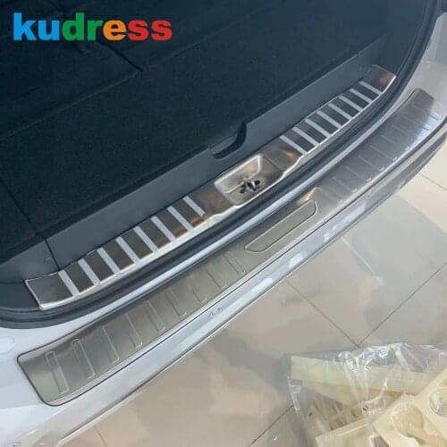 Stainless Steel Rear Trunk Bumper Guard Cover For Mitsubishi Pajero sport/Montero sport/Shogun sport 2019-2021 Car Accessories