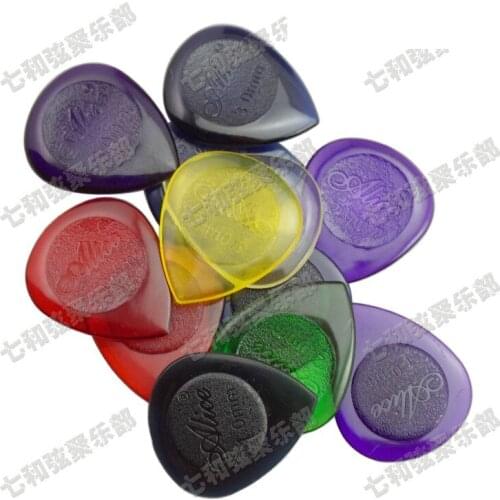 18 Pcs Mix Color Small Water-drop Transparent Durable Clear Guitar Bass Picks Plectra Plectrums 1.0mm &2.0mm &3.0mm