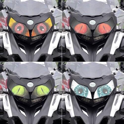 Motorcycle accessories headlight protection sticker Front Fairing Headlight Sticker Guard Sticker for Kawasaki ninja 250 300