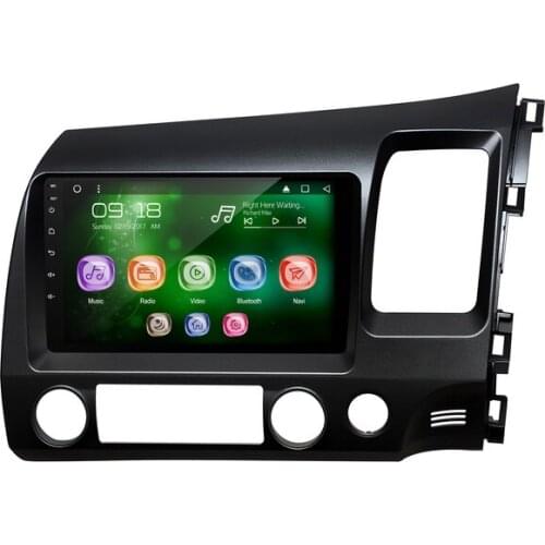 Allways 9" IPS Screen Android 9.0 Octa-core Ram 2GB Rom 32GB Car Multimedia for Honda Civic (RHD) 2008-2011 Orignal Car Style