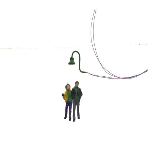 10pcs/Lot Architecture Metal Led Light For Building Model Wall Light Diorama Train Layout