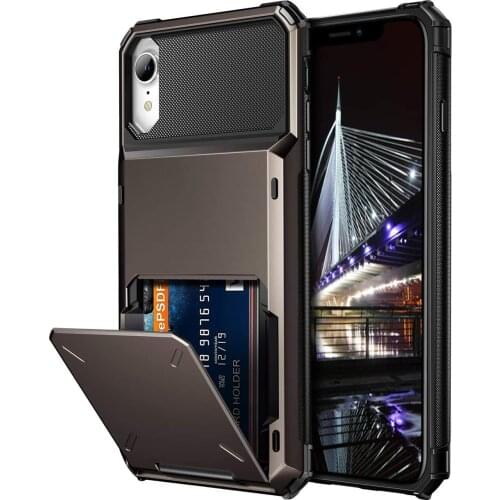 For iPhone XR Case X XS MAX Wallet Card Holder Cover Dual Layer Phone Case For iPhone XR 7 8 Plus 6 6S X se 2020 11 12 Fundas