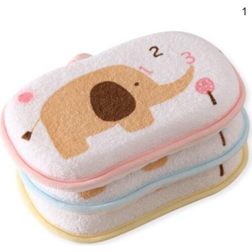 Baby Towel Accessories Cute Newborn Baby Shower Bath Sponge Rub Infant Toddle Kids Bath Brushes Cotton Rubbing Body Wash