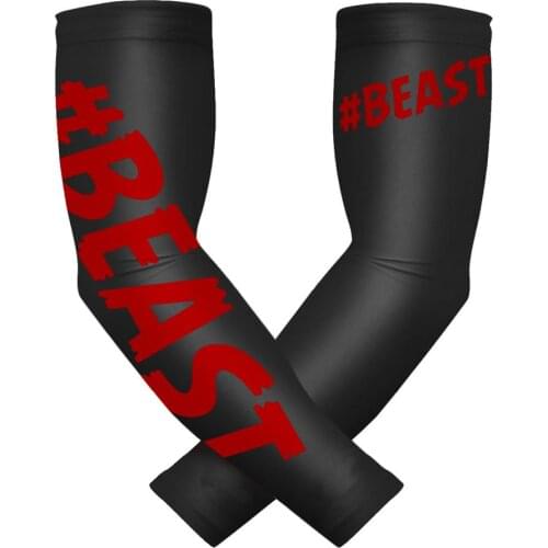 Beast Compression Elbow Brace Support Sports Sleeves for Girls Boys Kids Adult Baseball Football Basketball