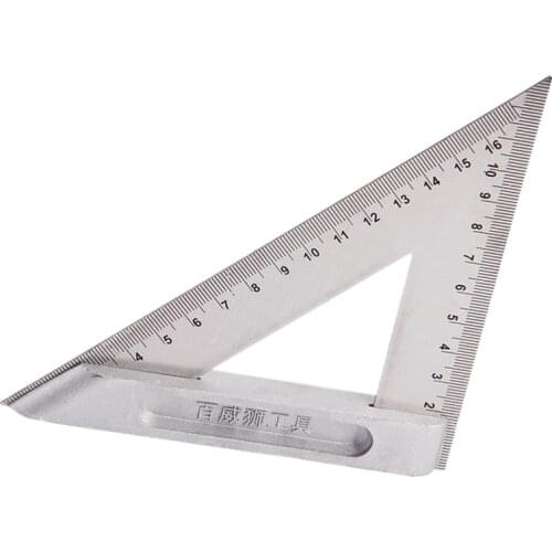 6''/150mm Angle Ruler Triangle Ruler Protractor Stainless Steel For DIY Builders Home Artists Gauge Measuring Tools