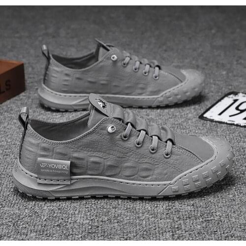 Fashion Shoes Walking Men Shoes Men Casual Shoes 2021 Spring Hot Sale Sweat-Absorbant Breathable Casual Canvas Men Driving Shoes