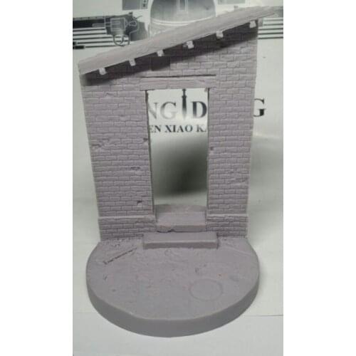 1/35 WW2 model scene accessories architectural model material Resin Wall Platform Model Kit figure Free Shipping