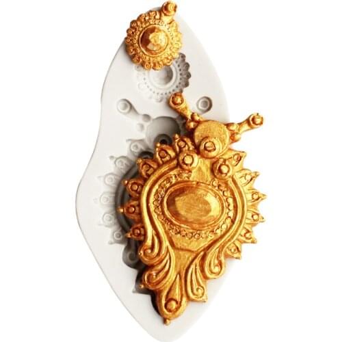 New European style silicone cake mold Kitchen Baking Chocolate Cake clay fudge decoration tools