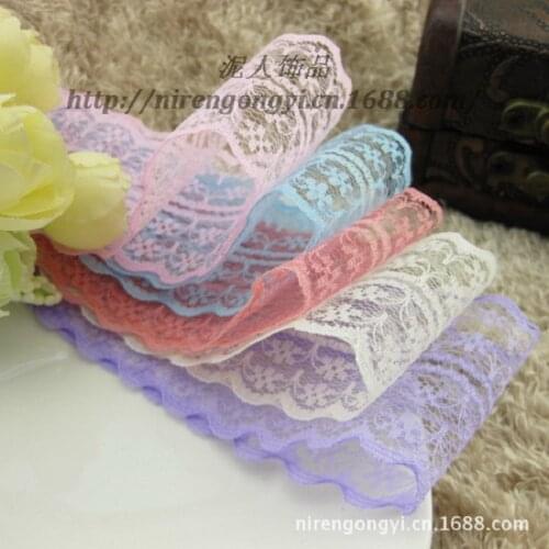 Hot selling Free shipping of beautiful lace ribbon, 4.5 cm , DIY Clothing / Accessories / floral accessories