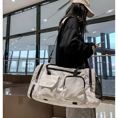 Man Gym Shoes Storage Fitness Sports Bag Large Capacity Portable Travel Tote One-Shoulder Women Duffle Bag With Shoe Position