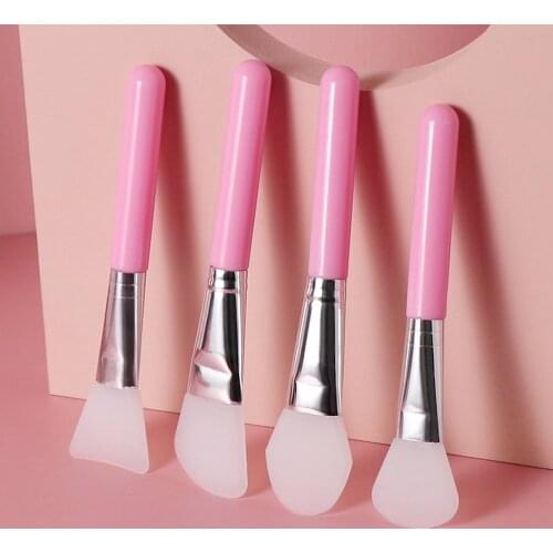 4pcs Professional Silicone Facial Mask Brush Cream Mixing Silicone Brush Makeup Brush Face Skin Care Tools Makeup Beauty Tools