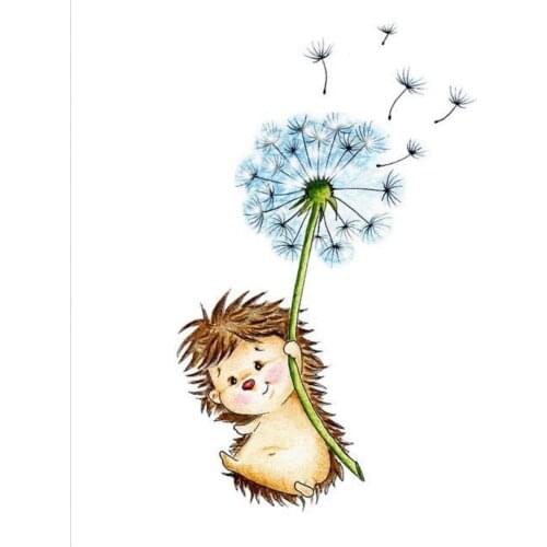 Rubber Silicone Clear Stamps for Scrapbooking Tampons Transparents Seal Background Stamp Card Making Diy dandelion