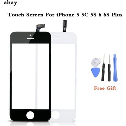 Touch Screen Glass+Frame Digitizer For iphone 5 5C 5S 6 6S Plus TouchScreen Replacement For Iphone 5 6 6S plus Phone Accessories