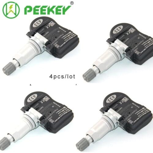 4pcs Tire Pressure Monitor System tpms sensor For Aluminum ABS Black Chrysler 300C Voyager Sebring Grand Voyager 56053031AD